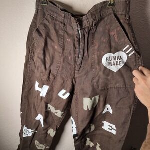 Human Made Linen Deck Pants M Japan *Stained*